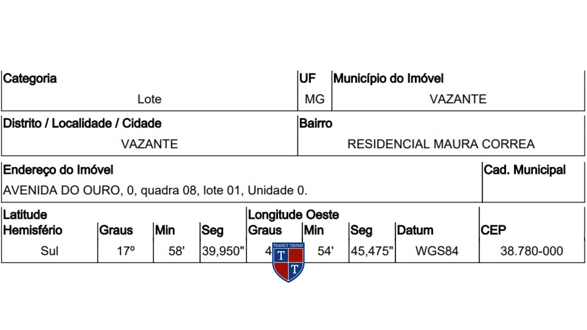 Foto 1 de TERRENO em RESID. MAURA CORREA - Imóvel Retomado Caixa