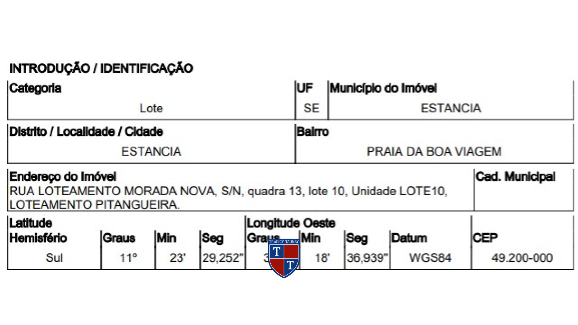 Foto 2 de TERRENO em PRAIA DA BOA VIAGEM, ESTANCIA/SE - Imóvel Retomado CAIXA Ref 10286403