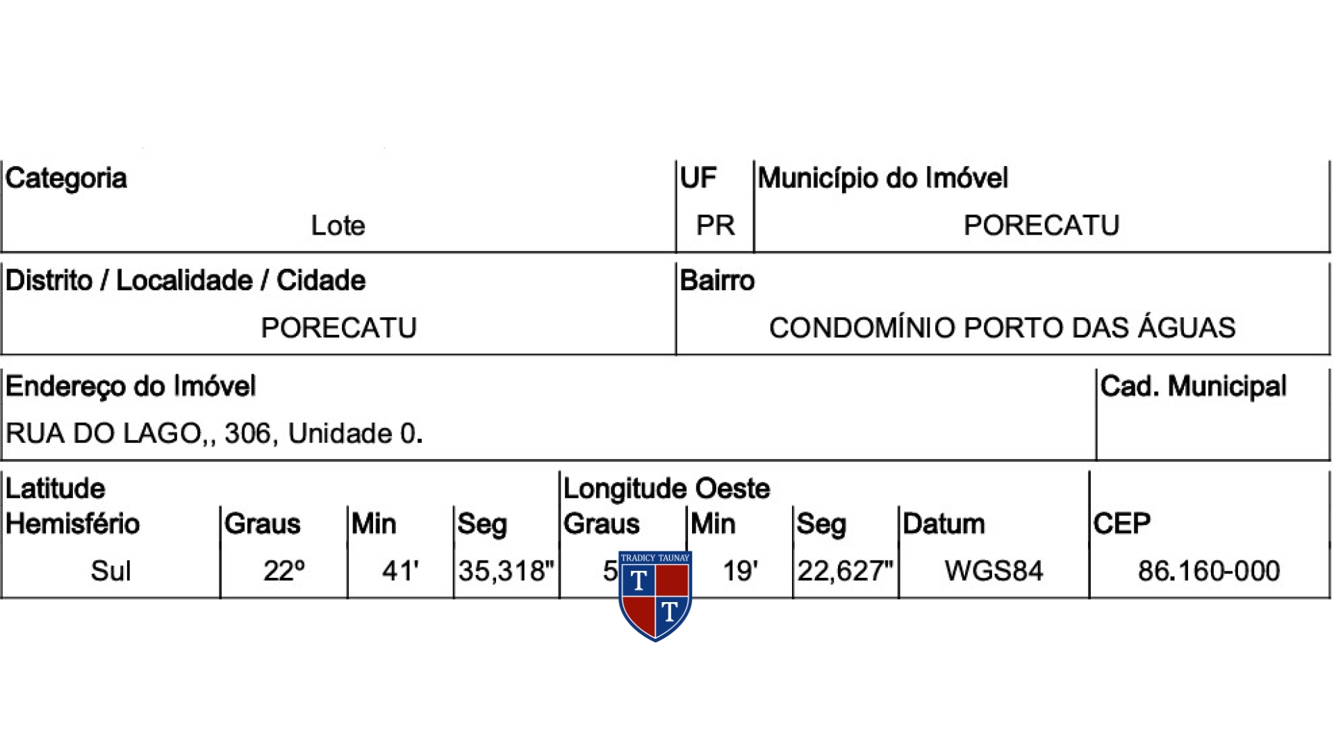 Foto 3 de TERRENO em PORTO DAS AGUAS, PORECATU/PR - Imóvel Retomado CAIXA Ref 10312578